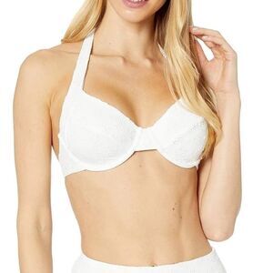 NEW Kate Spade embroidered bikini top